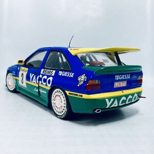  out of print goods UT model × MINICHAMPS 1/18 FORD ESCORT RS COSWORTH RALLVE MONTE-CARLO Ford e skirt RSkoswa-s Monte Carlo Rally 