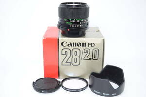 【外観特上級】CANON FD 28mm F2 キャノン　#s6035