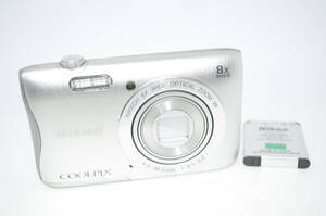 【外観特上級】Nikon COOLPIX S3700 シルハー ニコン　#s6054