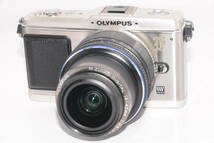 【外観特上級】OLYMPUS オリンパス E-P1 レンズキット　#u1573_画像1