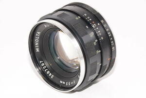 【外観特上級】MINOLTA ミノルタ AUTO ROKKOR-PF 55mm F1.8　#t1594