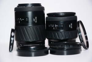 【外観特上級】ミノルタレンズ2点まとめ Minolta AF Zoom 70-210mm / 24-85mm　#s7706