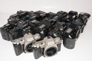 【訳あり】ジャンク フィルムカメラ 一眼 15台まとめて MINOLTA Canon PENTAXなど　#s8554