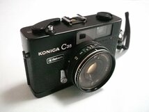 1円～KONICA（コニカ）★ C35 flash matic ブラック★フィルムカメラ_画像2