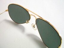 1円～美品 RayBan（レイバン）ビンテージ★サングラス B&L（ボシュロム製） アビエーター ティアドロップ★RB3026-L2846_画像6