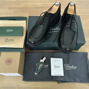 定価129,800円 5月購入 Paraboot CHAMBORD NOIR UK7.5 3点SET/ パラブーツ シャンボード michael avignon reims alden dr.martens clarks 