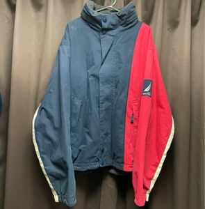 NAUTICA 90s ジャケット フリース ノーティカ M 厚手 ボワ ノーティカ vintage ヴィンテージ アウター マウンテンパーカー