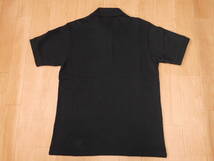 ☆LACOSTE/ラコステ・CLASSIC FIT　鹿の子半袖ポロシャツ 無地黒ブラック　サイズ3 中古良品！ クラッシックフィット_画像5