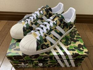 adidas 未着用 28.5 スーパースター80Sベイプ BAPE GZ8981 a bathing ape