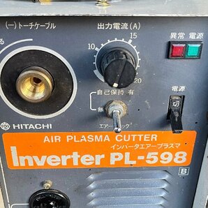 売切★中古★日立製作所 HITACHI エアープラズマ切断機 DT-PL 200V単相 20A 89年製 動作良好 小型軽量 鉄板切断 解体 鈑金 鉄工 工作等)倉aの画像2