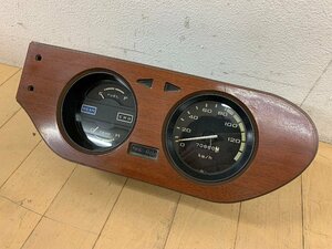 ★中古美品★ホンダ ライフ360 純正スピードメーター・タコメーター 木目 内装 計器 当時物 希少 旧車 レア 絶版 HONDA)倉b