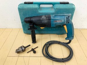 ★中古★マキタ makita 24mmハンマドリル HR2410 本体 ケース・ドリルチャック付 SDSプラス 100V 50/60Hz コンクリート穴あけ 電動工具)倉b