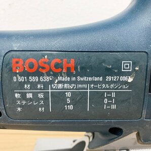 ★中古★ボッシュ BOSCH 電子スーパージグソー GST100BCE/N 本体 ケース・ほか付属品付き 100V 電動工具 木材切断 電気のこぎり)倉bの画像10