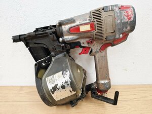 ★中古★MAX マックス 釘打機スーパーネイラ HN-90N1 本体のみ 高圧仕様 90mm エアー工具 大工道具 DIY リフォームなどに)倉c