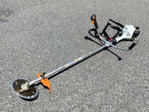 ★中古美品☆STIHL スチール 2サイクルエンジン草刈機 FS55C 排気量27.2cc 回転数7700/min 刈払機)倉b