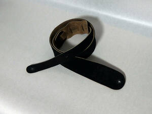 [ used ]MUSIC MAN Strap Black strap suede material approximately 20 year front. Vintage goods 