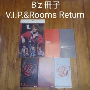 B'z グッズ 冊子(V.I.P Vermillion Vol.1,2,3)(Rooms Return vol.1,2)