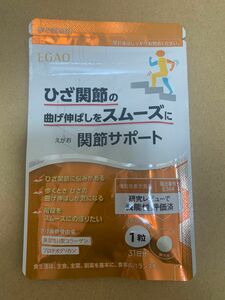 えがお 関節サポート 機能性表示食品 ひざ関節の曲げ伸ばしをスムーズに プロテオグリカン 非変性II型コラーゲン