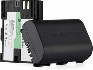 2個バッテリー Powerextra 2個セット キャノン Canon LP-E6/LP-E6N 互換バッテリー 予備バッテリー 