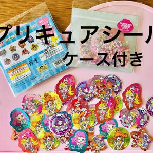 トロピカル〜ジュ!プリキュア　 プリキュア バンダイ 当時物　キラキラシール　ごほうびシール　ステッカー　ケース　かわいい　ラメ