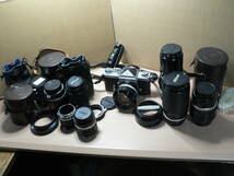 ニコン NIKON F レンズ約7本 Nikon NIKKORf=20cm 1：4 35～200mm f=10.5cm 1：2.5 f=2.8cm 他 付属品まとめて_画像2