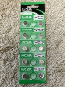 SUNCOM アルカリボタン電池 LR41/192 AG3/1.55V
