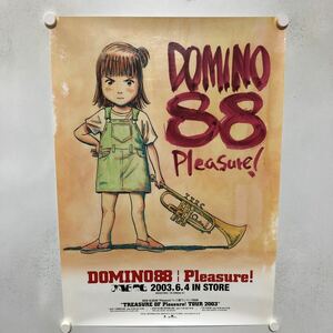C11386 DOMINO88 Pleasure! 浦沢直樹 ドミノエイティーエイト 販促 告知 B2サイズ ポスター