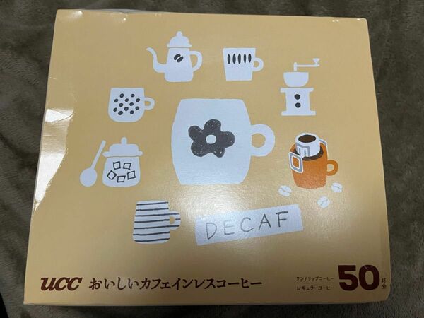 UCC おいしいカフェインレスコーヒー ドリップコーヒー 50杯分