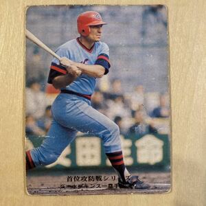 プロ野球カード　広島東洋カープ　カープ　ホプキンス　1975年　893