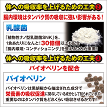 ホエイプロテイン 1kg バナナ SAVEプロテイン やみつきバナナ風味 WPC 乳酸菌 バイオペリン エンザミン酵素_画像4