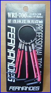 レンチセットFernandes Wrench Set Inch インチ対応WRI-700