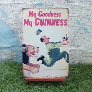 新品★インテリア雑貨★【ブリキ看板】Guinness／ギネス　My Goodness