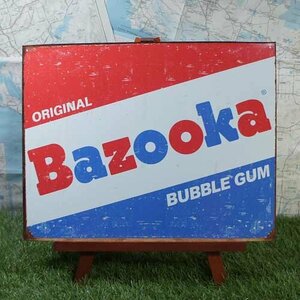 新品★インテリア雑貨★【ブリキ看板】Bazooka Bubble Gum／バズーカバブルガム　Original