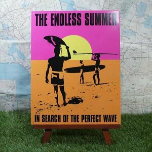 新品★インテリア雑貨★【ブリキ看板】The Endless Summer／エンドレス・サマー　映画　-2-