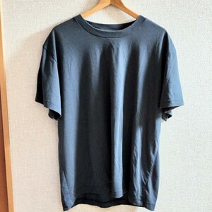 無印良品 天竺編み ビッグシルエット Tシャツ ドライ オーバーサイズ 黒 グレー XL L エアリズムコットン