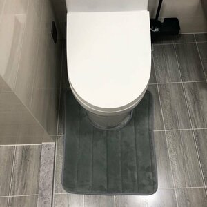  toilet mat rug toilet ... low repulsion high density toilet underfoot mat .... mat super . water laundry possible bath mat light gray 