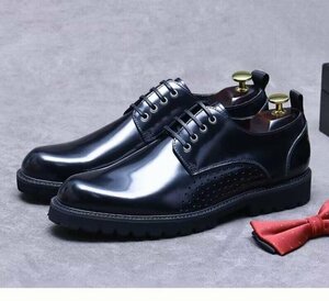 XX-23662 black / worker handmade 40 size 25.cm degree [ new goods unused ] high quality popular new goods men's shoes business shoes worker handmade original leather 