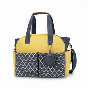  "мамина сумка" большая сумка плечо 3way рюкзак ручная сумка сумка нейлон водоотталкивающий легкий место хранения мама женский желтый 