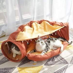  кошка house .. кошка тоннель кошка bed домашнее животное house складной игрушка Brown 