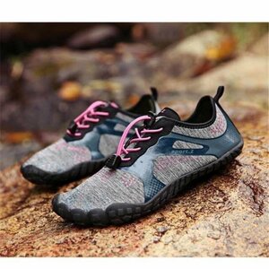 marine shoes water land both for men's aqua shoes fitness shoes shoes light weight drainage function pool . playing river .A02 26.5CM