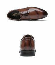 XX-355-1 BROWN 40サイズ25cm程度 【新品未使用】 高品質 英国風スタイル/メダリオンドレスシューズ/都会的な洗練されたセンス_画像4