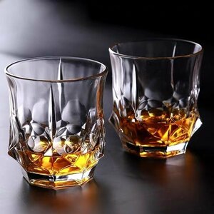２個セット ロックグラス ウイスキーグラス ブランデーグラス ウイスキー グラス クリスタルグラス コップ ビアグラス ショットグラス
