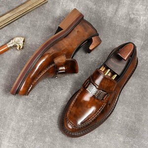 XX-SH-1618 BROWN / worker handmade 41 size 25.5cm degree [ new goods unused ] high quality popular new goods men's shoes business shoes worker handmade book