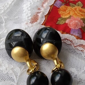 made in italy イタリア製 70s 80s コスチュームジュエリー イヤリング ヴィンテージ モダンデザイン