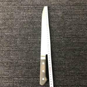 Misono HANDMADE ステンレスモリブデン鋼 洋包丁 牛刀 刃先折れジャンク 刃渡り約23.5cmの画像2