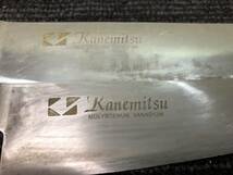 プロ用包丁　牛刀 Kanemitsu MOLYBDENUM VANADIUM 刃渡り約30cm 24cm 2点　セット_画像5