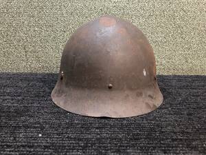  Japan army? iron cap iron made iron helmet helmet photograph there is an addition 