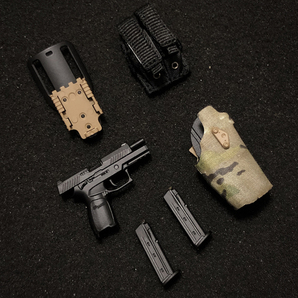 送料120円) 1/6 シグザウエル P320 ハンドガン ホルスター 銃 E&S (検 DAMTOYS easy&simple DID VERYCOOL TBleague phicen フィギュアの画像1