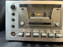 A28ジャンク1円スタートAIWA ステレオカセットデッキ アイワ カセットデッキ オーディオ機器 AD-7500STEREO CASSETTE DECK レトロ _画像2