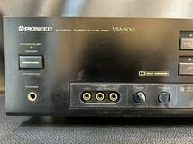 A48ジャンク1円スタートプリメインアンプ PioneerパイオニアVSA-500 AV DIGITAL SURROUND AMPLIFIERオーディオ機器 _画像2
